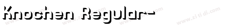 Knochen Regular字体转换